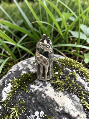 Trollbeads Retired Sterling Silver Giraffe Bead